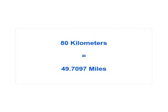 80 Km to Miles