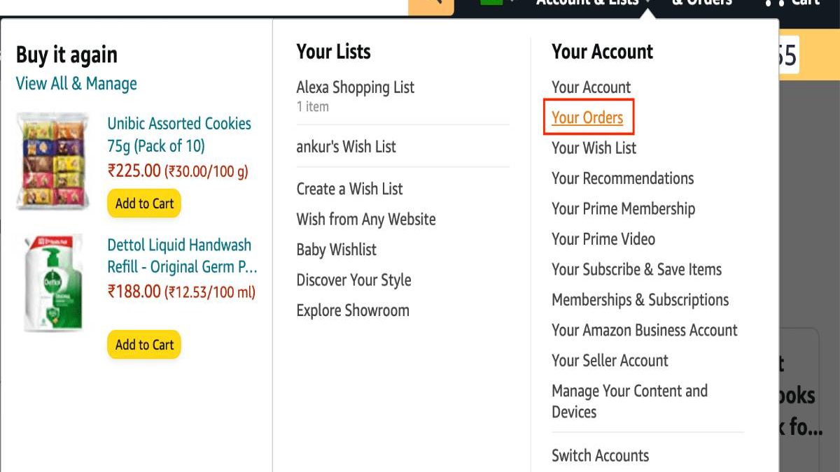 Amazon.com/yourorders